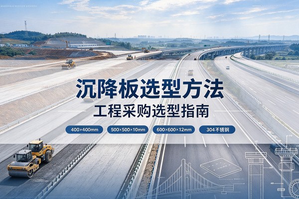 卓资沉降板选择方法