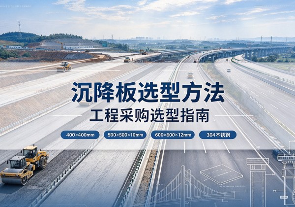 卓资沉降板选择方法